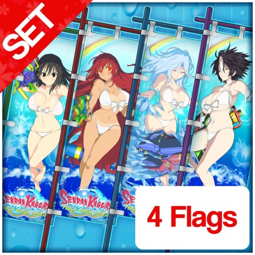 Awakened Flag Set - Senran Kagura PEACH BEACH SPLASH PS4