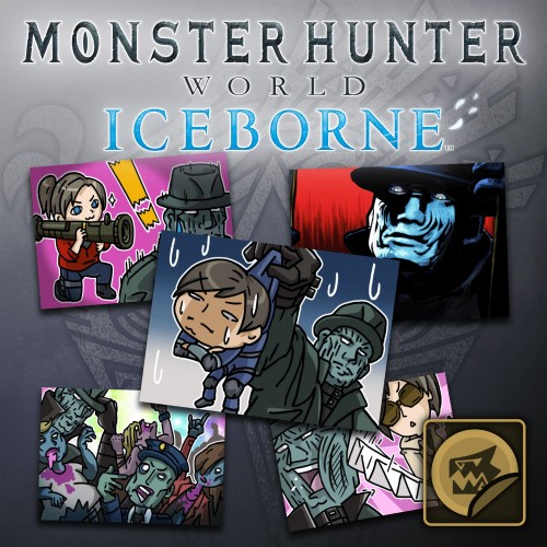 MHW:I Sticker Set: Raccoon City Set - Monster Hunter: World PS4