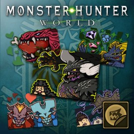 Sticker Set: Monsters of the New World - Monster Hunter: World PS4