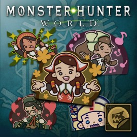 Sticker Set: Guild Lasses Set - Monster Hunter: World PS4