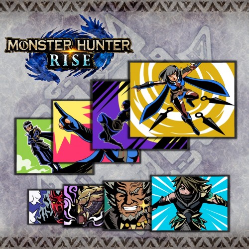 Monster Hunter Rise - "Special Stickers 6" sticker set PS4 & PS5