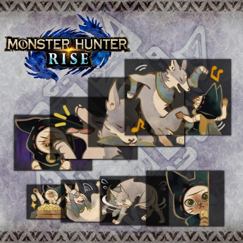 Monster Hunter Rise - "Special Stickers 2" sticker set PS4 & PS5