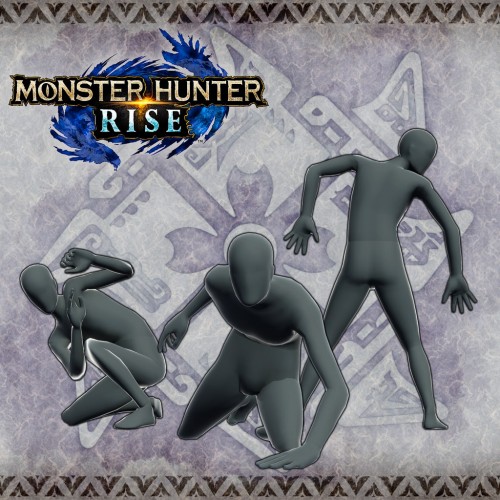 Monster Hunter Rise - "Hide" pose set PS4 & PS5