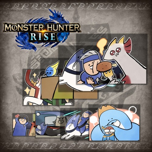 Monster Hunter Rise - "Special Stickers 14" sticker set PS4 & PS5