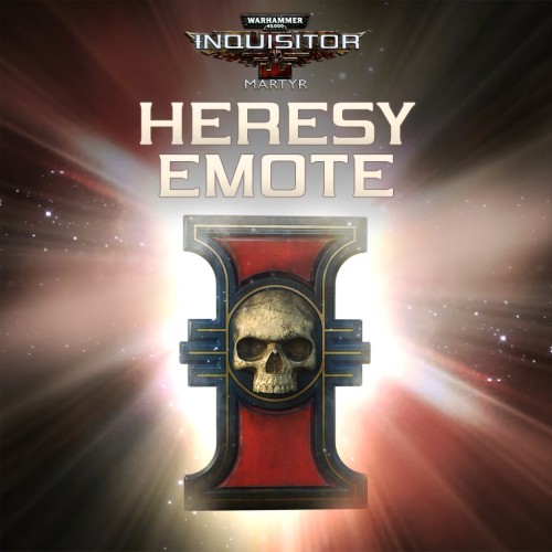 Warhammer 40,000: Inquisitor - Martyr | Heresy Emote PS4