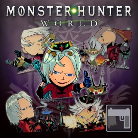 Sticker Set: Devil May Cry Set - Monster Hunter: World PS4