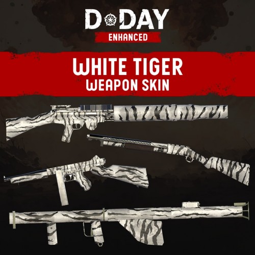 D-Day Enhanced - White Tiger Weapon Skin PS5