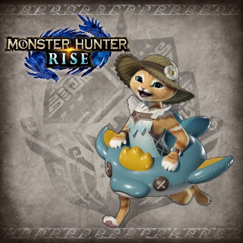 Monster Hunter Rise - "F Summer" Palico layered armor set PS4 & PS5