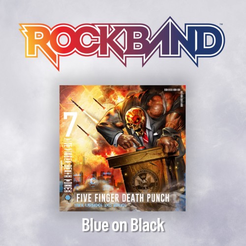 'Blue on Black' - Five Finger Death Punch - Rock Band 4 PS4