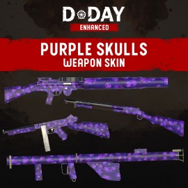 D-Day Enhanced - Purple Skulls Weapon Skin PS5