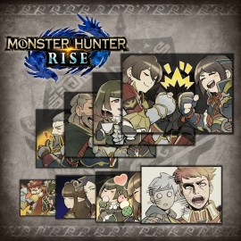 Monster Hunter Rise - "Special Stickers 12" sticker set PS4 & PS5