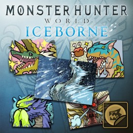 MHW:I Sticker Set: Iceborne Monsters Set - Monster Hunter: World PS4