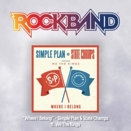 “Where I Belong” ft. We The Kings - Simple Plan & State Champs - Rock Band 4 PS4