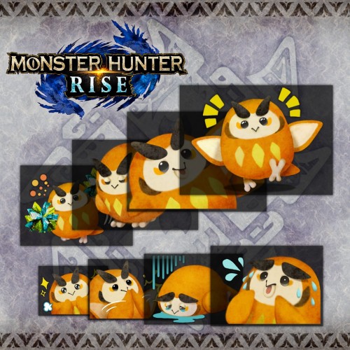 Monster Hunter Rise - "Special Stickers 8" sticker set PS4 & PS5