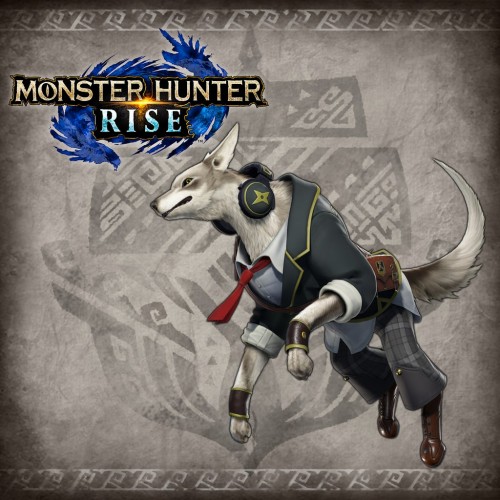 Monster Hunter Rise - "C Academic" Palamute layered armor set PS4 & PS5