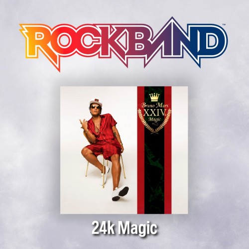 '24K Magic' - Bruno Mars - Rock Band 4 PS4