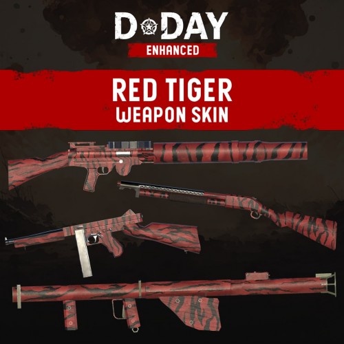 D-Day Enhanced - Red Tiger Weapon Skin PS5