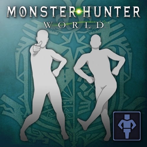 Additional Gesture Bundle 8 - Monster Hunter: World PS4