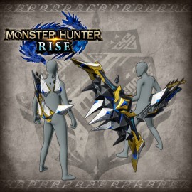 Monster Hunter Rise - "Lost Code: Iru" Hunter layered weapon (Bow) PS4 & PS5