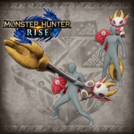 Monster Hunter Rise - "Stuffed Malzeno" Hunter layered weapon (Lance) PS4 & PS5