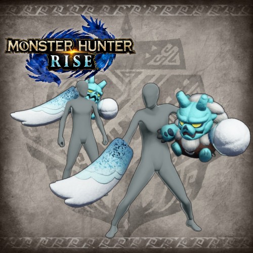 Monster Hunter Rise - "Stuffed Goss Harag" Hunter layered weapon (Dual Blades) PS4 & PS5