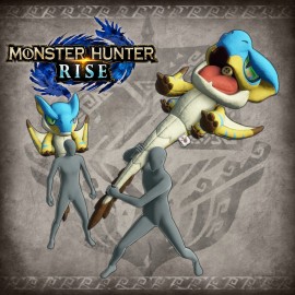 Monster Hunter Rise - "Stuffed Tigrex" Hunter layered weapon (Hunting Horn) PS4 & PS5