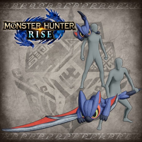 Monster Hunter Rise - "Stuffed Nargacuga" Hunter layered weapon (Long Sword) PS4 & PS5