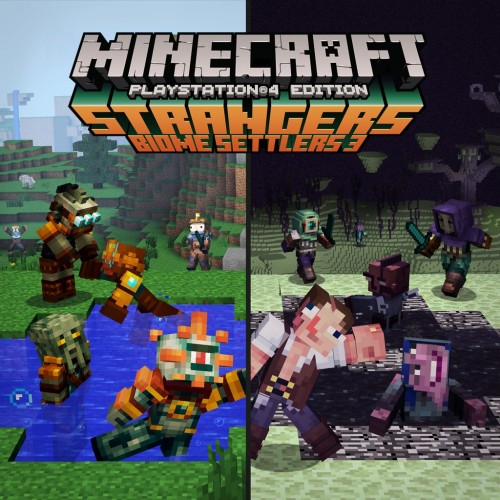 Minecraft Strangers - Biome Settlers 3 Skin Pack PS4