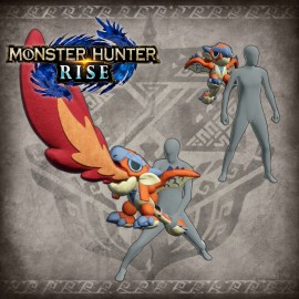 Monster Hunter Rise - "Stuffed Rathalos" Hunter layered weapon (Great Sword) PS4 & PS5