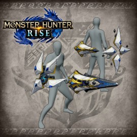 Monster Hunter Rise - "Lost Code: Carnhan" Hunter layered weapon (Sword & Shield) PS4 & PS5