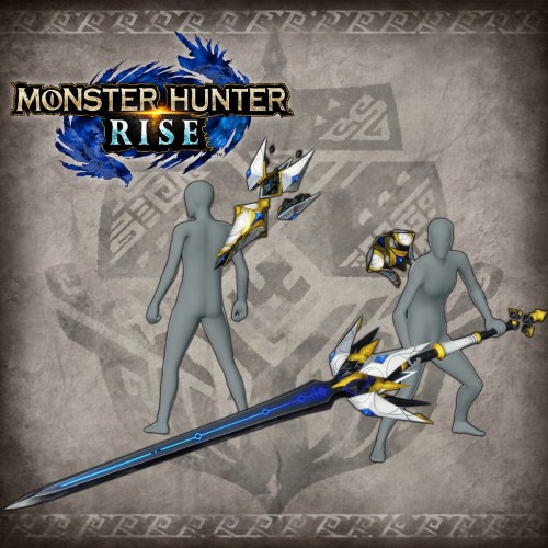 Monster Hunter Rise - "Lost Code: Kiri" Hunter layered weapon (Long Sword) PS4 & PS5