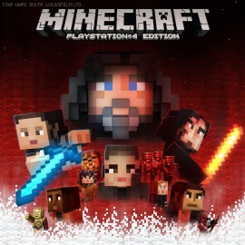 Minecraft Star Wars Sequel Skin Pack PS4