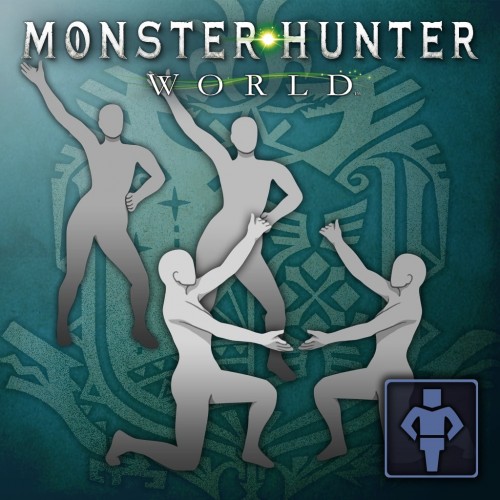 Additional Gesture Bundle 6 - Monster Hunter: World PS4