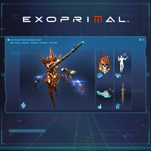 Exoprimal - Skywave Fire Guardian Set PS4 & PS5