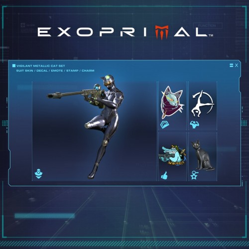 Exoprimal - Vigilant Metallic Cat Set PS4 & PS5