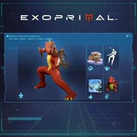 Exoprimal - Zephyr Alpha Fire Dragon Set PS4 & PS5