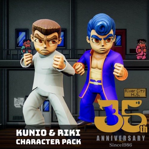 Kunio & Riki Character Pack - Mighty Fight Federation PS4