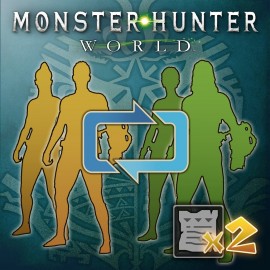 Character Edit Voucher: Two-Voucher Pack - Monster Hunter: World PS4