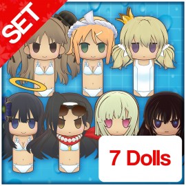 Mikagura Wooden Doll Set - Senran Kagura PEACH BEACH SPLASH PS4