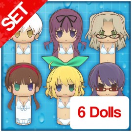 Hebijo Clandestine Girl's Academy Wooden Doll Set - Senran Kagura PEACH BEACH SPLASH PS4