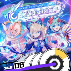 GUNVOLT RECORDS Cychronicle Song Pack 6 Lumen & Luxia: ♪Nebulous Clock ♪Iolite ♪Paradox Stage ♪Afsān PS4