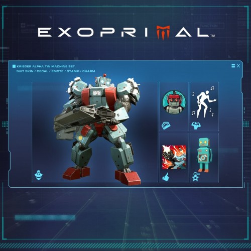 Exoprimal - Krieger Alpha Tin Machine Set PS4 & PS5