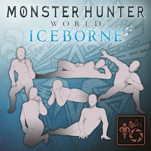 MHW:Iceborne - Pose Set: Crouching - Monster Hunter: World PS4