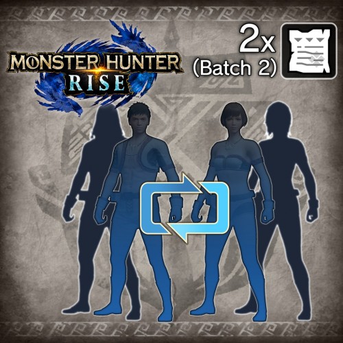 Monster Hunter Rise - Two Character Edit Vouchers (Batch 2) PS4 & PS5