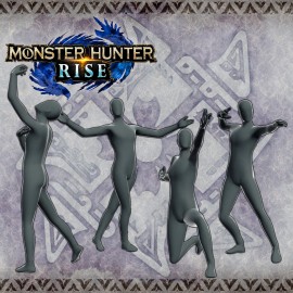 Monster Hunter Rise - "Delightful Dance" gesture set PS4 & PS5