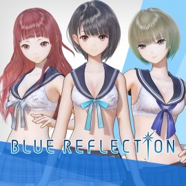 BLUE REFLECTION: Sailor Swimsuits set A (Hinako, Sarasa, Mao) PS4