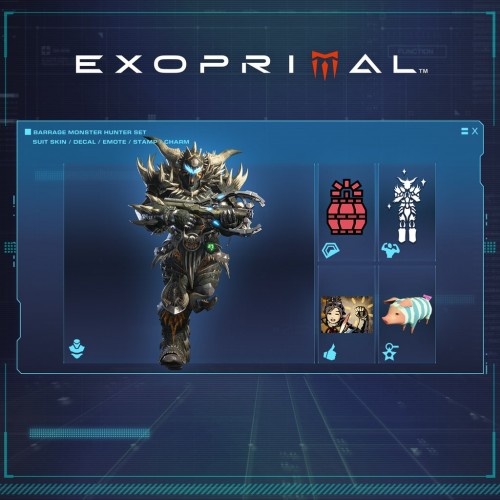 Exoprimal - Barrage Monster Hunter Set PS4 & PS5