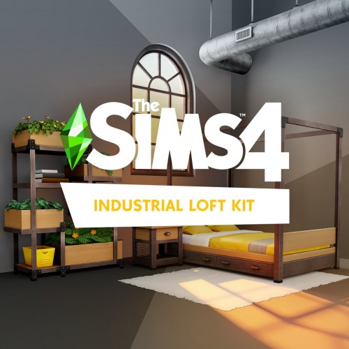 The Sims 4 Industrial Loft Kit PS4