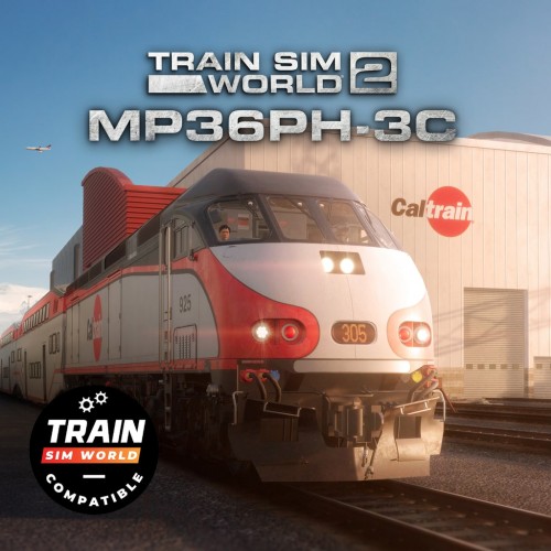 Train Sim World: Caltrain MP36PH-3C 'Baby Bullet' TSW2 & TSW3 Compatible - Train Sim World 3 PS4 & PS5