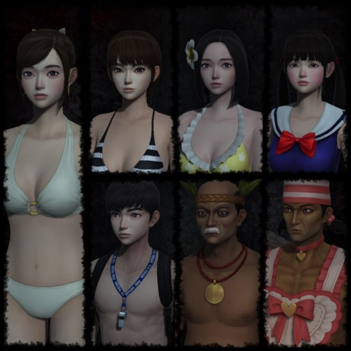 White Day - Beachwear Costume Set - White Day:a labyrinth named school PS4